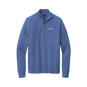 Brooks Brothers Cotton Stretch 1/4-Zip Sweater