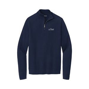 Brooks Brothers Cotton Stretch 1/4-Zip Sweater