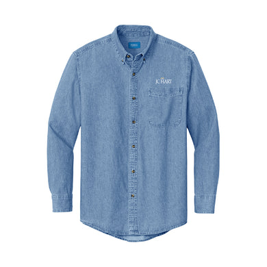 MMC Logo Wear - Port & Co Long Sleeve Value Denim Shirt