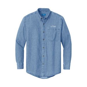 MMC Logo Wear - Port & Co Long Sleeve Value Denim Shirt