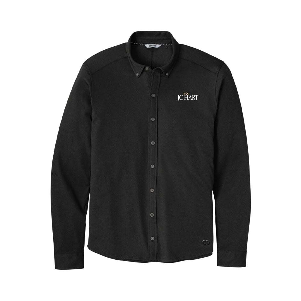 OGIO Code Stretch Long Sleeve Button-Up