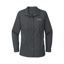 Load image into Gallery viewer, Port Authority Ladies Pincheck Easy Care Shirt