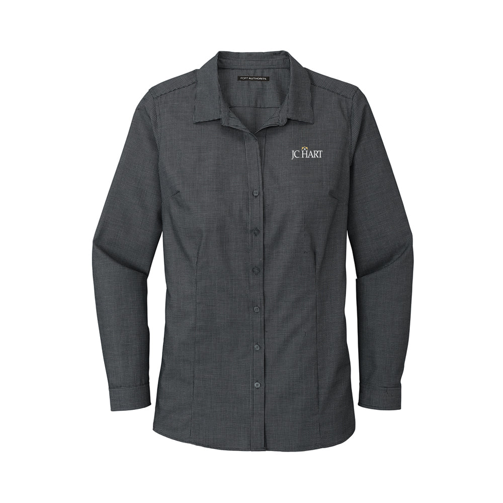 Port Authority Ladies Pincheck Easy Care Shirt