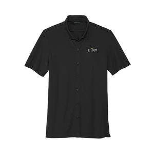 MERCER+METTLE Stretch Pique Full-Button Polo