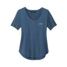 Load image into Gallery viewer, MERCER+METTLE Women&#39;s Stretch Jersey Relaxed Scoop