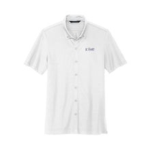 Load image into Gallery viewer, MERCER+METTLE Stretch Pique Full-Button Polo